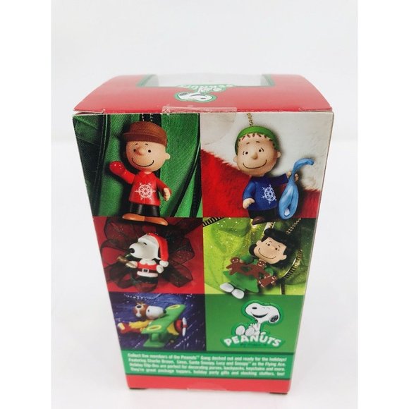 2013 Charlie Brown Lucy And Linus Christmas Ornament Mini Figure Clip On Peanuts - Picture 16 of 16
